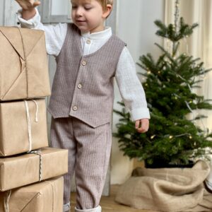 elegancki komplet dla chłopca