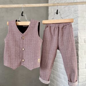 elegancki komplet dla chłopca