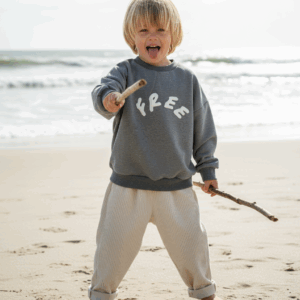 bluza oversize szara