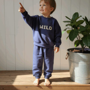 Dres granatowy oversize WILD