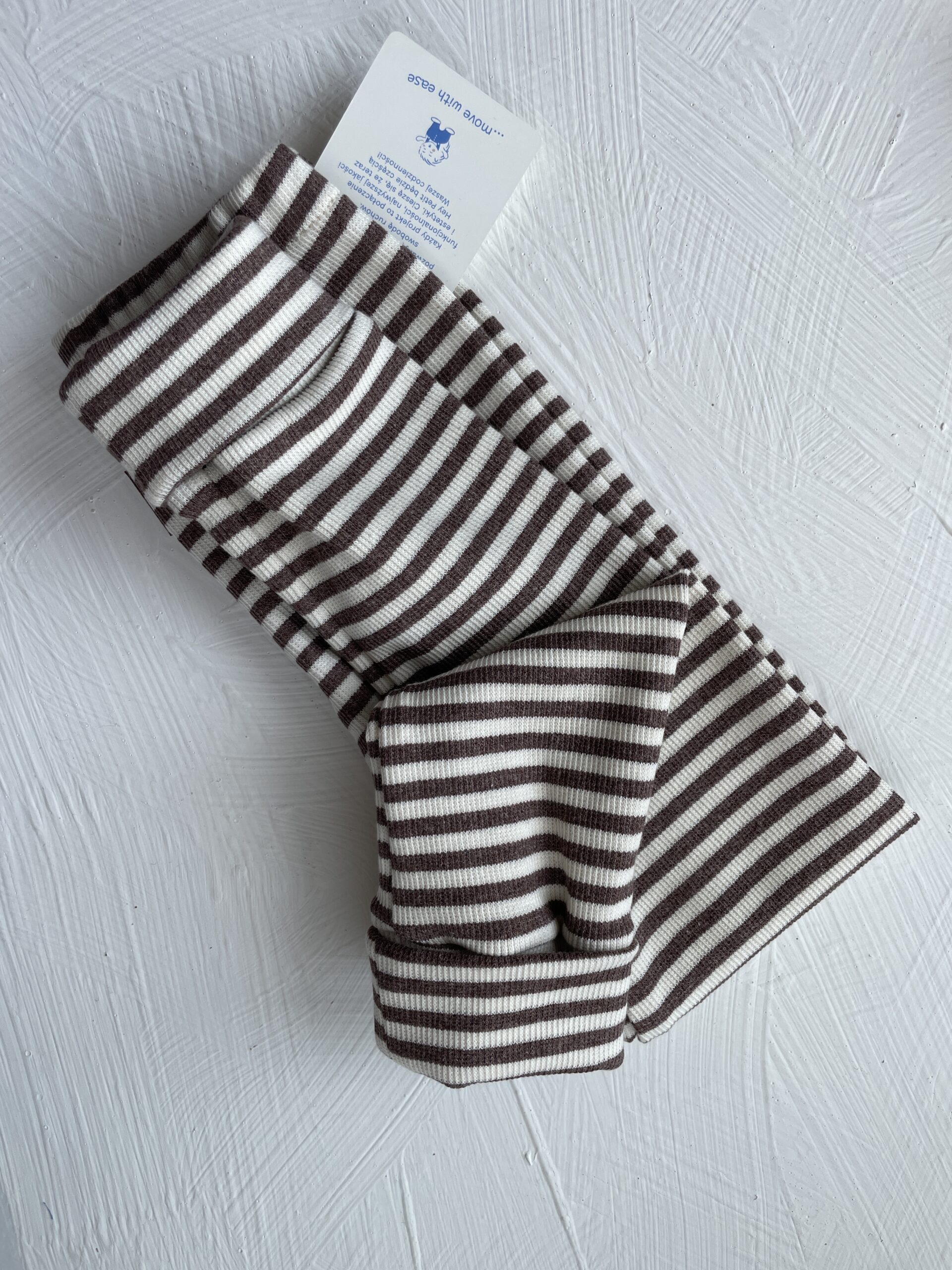 Legginsy w paski rosnące z dzieckiem - obrazek 3