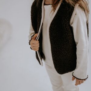 kamizelka dziecięca czekoaldowa