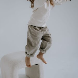 spodnie dziecięce sztruksowe beżowe