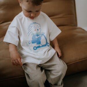 T-shirt dziecięcy hop hop hooray oversize